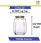 Octa Glass Jar