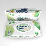 Flushable Wet Toilet Paper 40cts Moist Wipes 