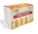 Natural Wood Wool Firelighters, Fire Starters for Log Burner