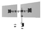 Monitor Mount SELECT for 2 screens, desk mount, DURABLE