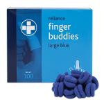 Finger Buddies Blue - Large (100)