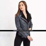 VIVIENNE ASYMMETRIC ZIPPER JACKET