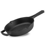 Cast iron pan with iron pen 260 x 60 mm