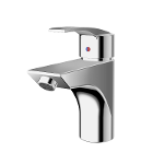 Single-lever basin mixer