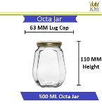 Octa Glass Jar