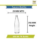 Glass Sauce Bottle