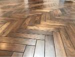 Parquet wood flooring