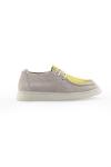 Beige Yellow Suede Leather Women's Sisley Shoes