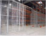 Industrial wire mesh partitions