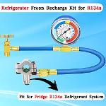 R134A Refrigerator Freon Recharge Hose Kit for AC