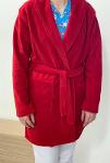 Polar Robe - Unisex Polar Medical Robe, red