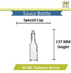 Glass Tabasco Bottle