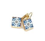 INES - PORTUGAL AZULEJO EARRINGS