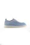 Blue Suede Leather Women's Sisley Shoes