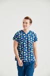 Bluemarine Medical Blouse, with Print, for Men - Owl Model