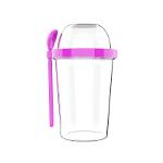 Zweikell Capsule Pink Bpa-free 550 Ml Food Carrying Container