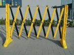 Scissor fence geel/zwart extensible till 3,5 m
