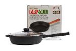 Cast iron pan with a lid Optima-Black 280 х 60 mm