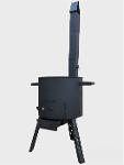 Metal wood-burning stove 10 liters