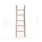 wooden decoration ladder oiled white