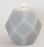 Scented candle Poli - grey