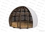 Wooden dome tents