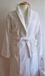 Terry hotel bathrobe, white, 420 g