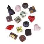 Wholesale Custom resin 3D chocolate fridge magnet