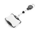 ID card holder with badge reel EXTRA STRONG, 1 card, DURABLE