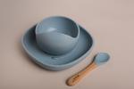 Meal set (meal set + plate) - Blue