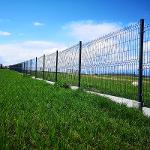 galvanized and powder coated fence panel RAL 6005, 7016, 9005, 8017
