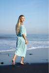 Evergreen oversized dress