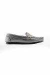 Rok women's loafer shoes with gray V accessories