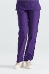 Purple medical pants, women - Purple