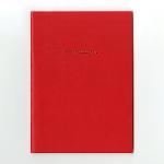 Pimm notebook A5 02 Vivid red 