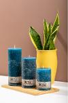 Rustic pillar candles