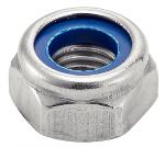 64642 Waxed Hexagon Locknuts With Nylon Insert