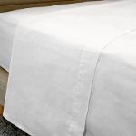 Hotel Bed Sheets - Flat - Cotton/Polyester - with simple sheath