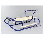 Sled with footrests – navy blue