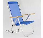 Deckchair / beach chair 150 kg – navy blue mesh