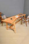 Wooden chestnut table