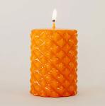 Pillar candle Tropical - orange (small)