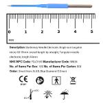 Diathermy Needle Electrode, Single use tungsten micro 50-70m