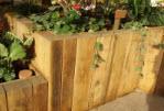 Wooden edging