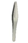 Excellent hair plucking tweezers 9.0 cm, wide handle, slanted