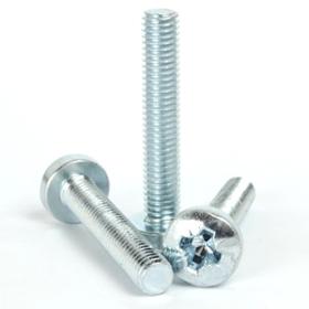 M3 x 12mm Pan Pozi Screws Machine Screw Bright Zinc Plated G