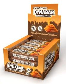 Battle Bites Dynabar Chocolate Caramel 62g - Price per box o