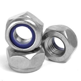 M2.5 - 2.5mm Nyloc Nuts Nylon Insert Nuts Type T Stainless S