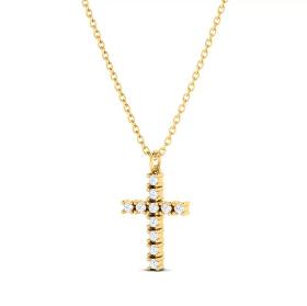 Pave Cross Cluster Pendant Exquisite Expression of Faith and Elegance