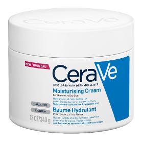 CeraVe Moisturizing Cream 340g - Intensive Hydration for Dry to Very Dry Skin